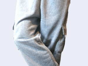Lad Men’s Grey Double-Pocket Warm Trousers