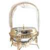 Luxurious Golden Chafing Dish – Elegant Serving for Special Occasions - Image 2