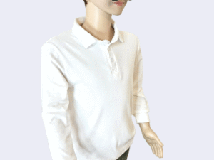 Spot Boys' White Long Sleeve Shirt – Premium Comfort & Style