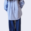 Emy Blue Top And Trousers Set for Women - Image 2