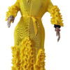 Veda Yellow Elegant Dress - Image 3