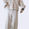 Edith Cream Trouser And Jacket For Women - Image 3