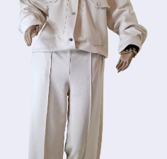 Edith Cream Trouser And Jacket For Women