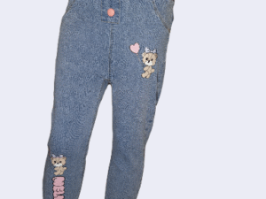 Ani Premium Light-Blue Jeans For Smart Girls'
