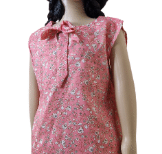 Zoe Elegant Pink Top & Brown Shorts Set for Girls – Perfect for Special Occasions