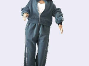 Mave Women's Elegant Green Tracksuit Set