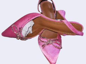 Tilly Pink Heel Sandals - Scarlet Elegance