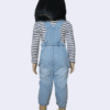 Amalia Pinafore Jeans With Inner Long Sleeve Bodysuit for Girls with Swag. - Image 4
