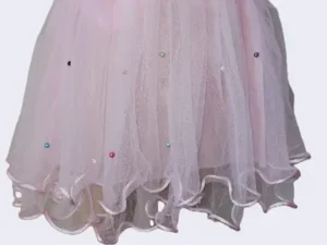 Alis Fluffy Pink Skirt for Girls – Elegance in Every Stitch