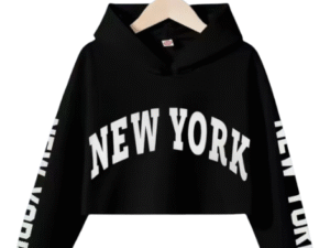 Ava Embroidered Hoodie Top – New York Edition for Young Girls