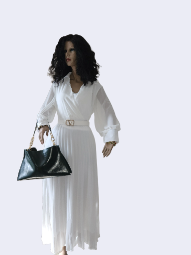 Sally Pleated Dress For Elegant Women