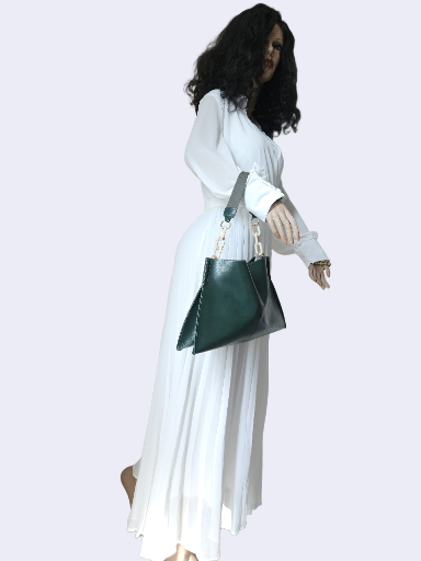 Sally Pleated Dress For Elegant Women - Image 5